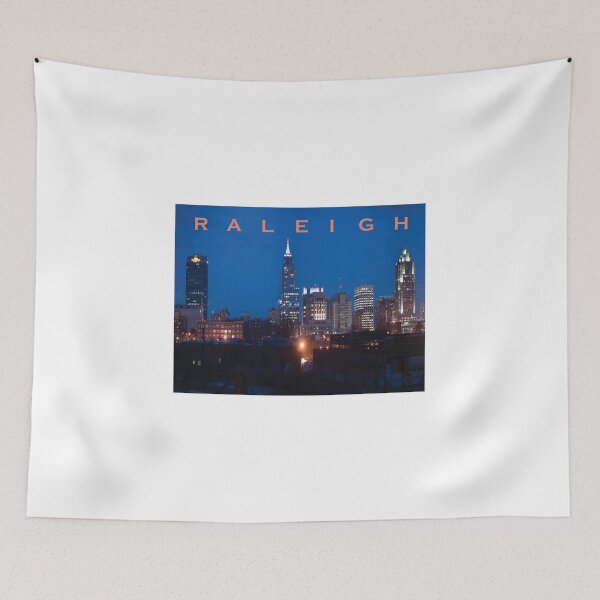 Item preview, Raleigh NC downtown at night photo designed and sold by Tommy Midyette.