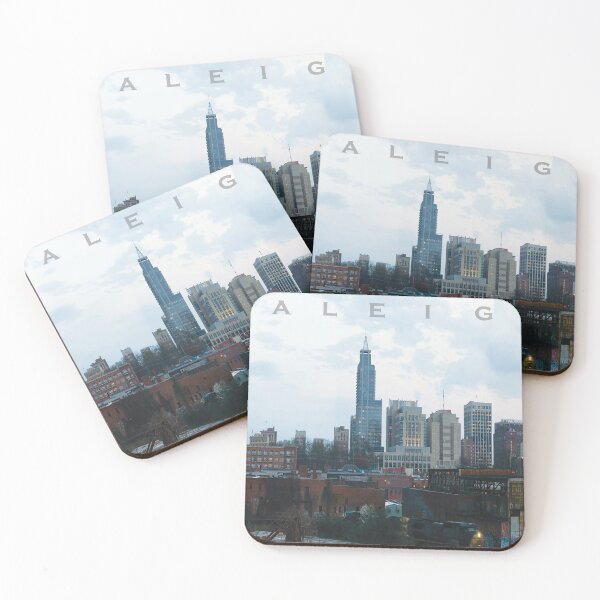 Item preview, Raleigh NC cityscape photograph from Boylan Ave bridge at sunset designed and sold by Tommy Midyette.
