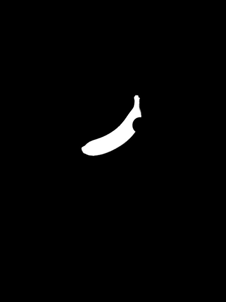 "Banana logo black" iPhone Case for Sale by mipeliba Redbubble