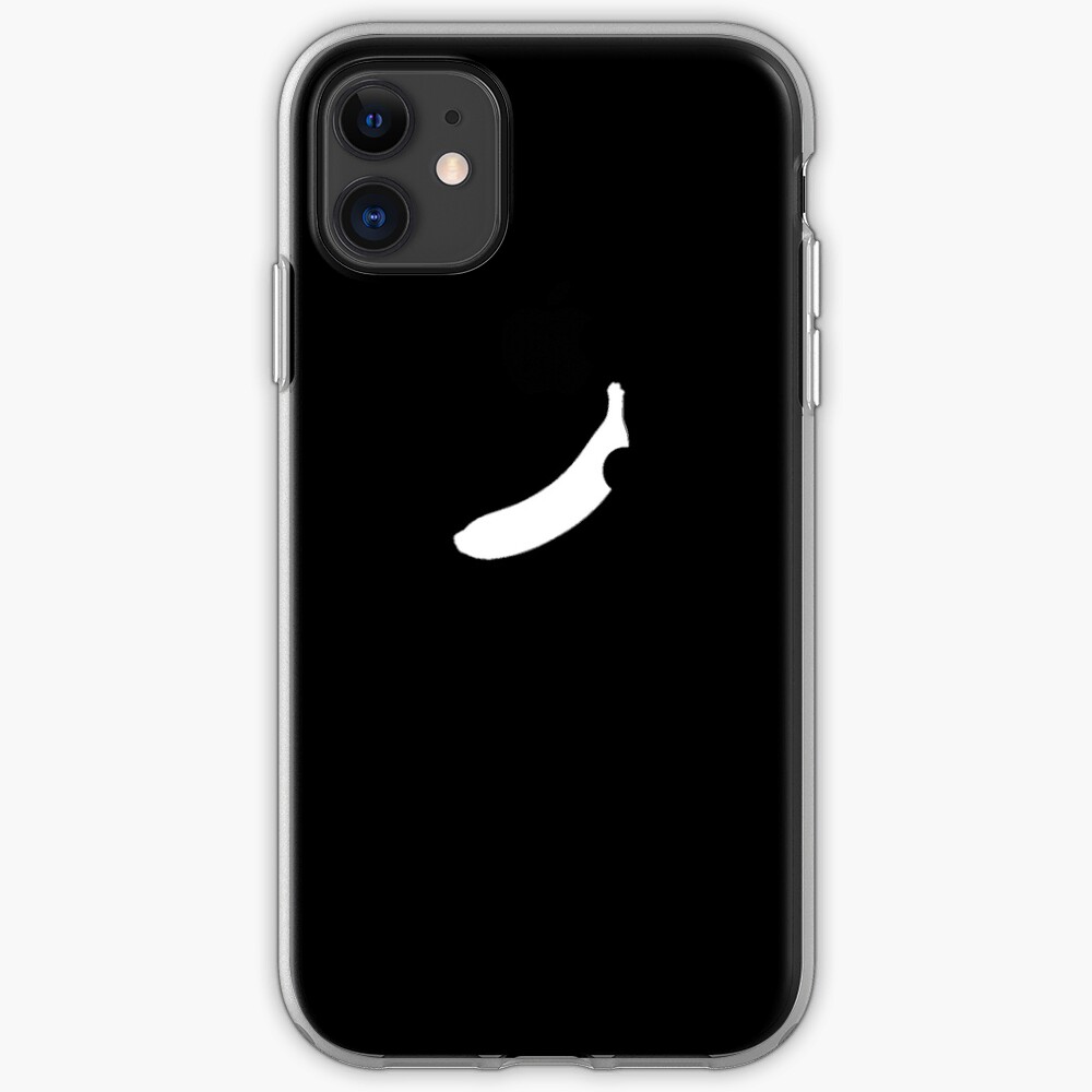 "Banana logo black" iPhone Case & Cover by mipeliba Redbubble