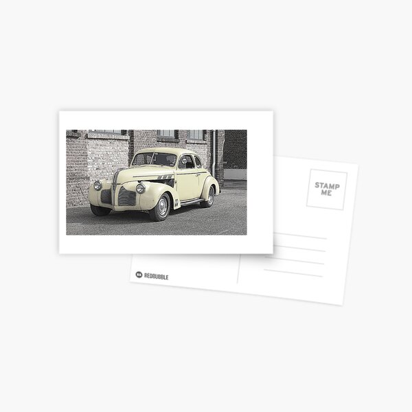 Pontiac Deluxe Coupe Postkarte