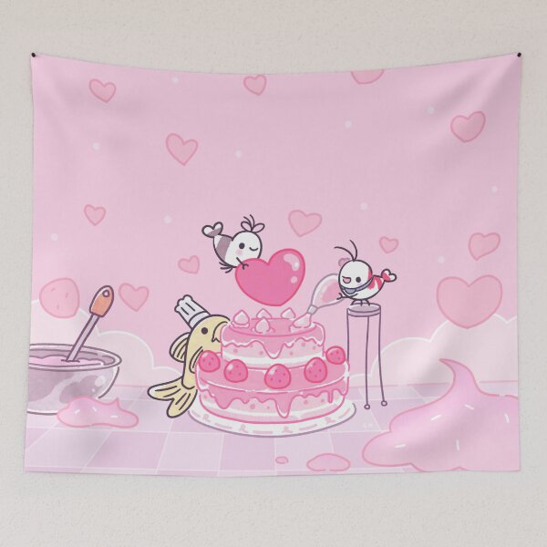 Item preview, Shy Shrimp - Birthday cake designed and sold by pikaole.