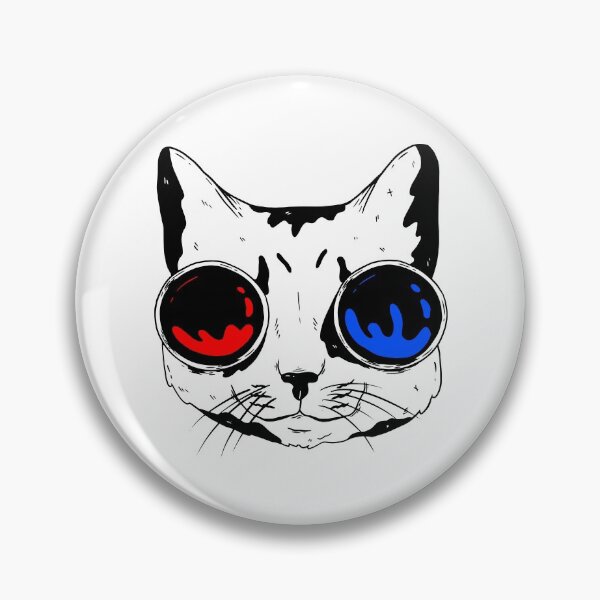 Item preview, funny cat – Meowtrix (red pill or blue pill) designed and sold by LiveForever.