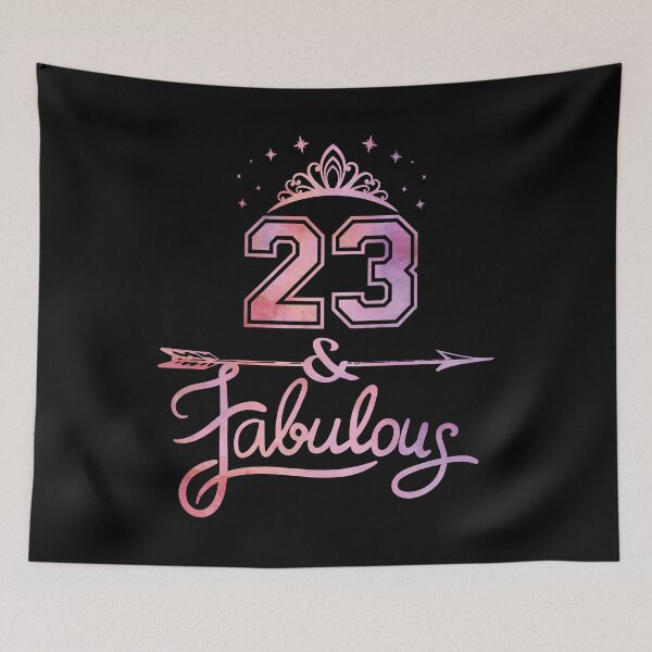 Item preview, Women 23 Years Old And Fabulous Happy 23rd Birthday design designed and sold by Grabitees.