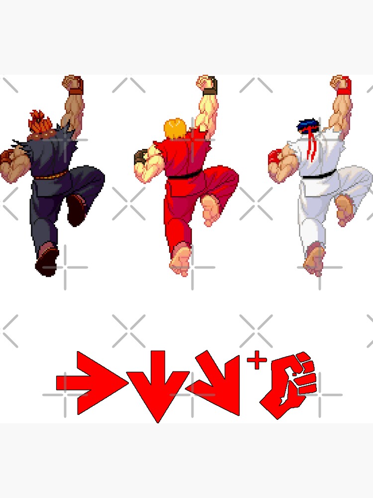 Ryu Fighting Stance SF3 Magnet for Sale by ropified