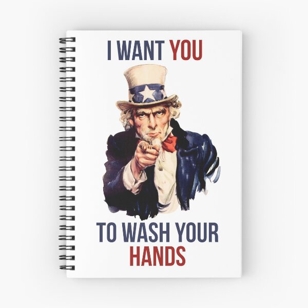 Item preview, I want you to wash your hands uncle sam original designed and sold by sanastyle.