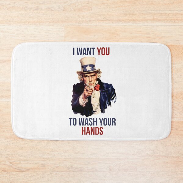Item preview, I want you to wash your hands uncle sam original designed and sold by sanastyle.
