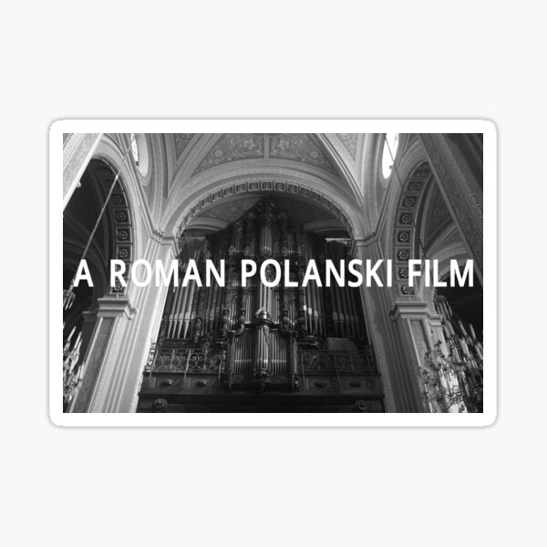 A Roman Polanski Film. Pegatina
