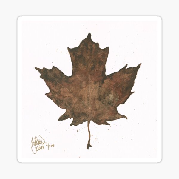 Gold Leaf Sticker