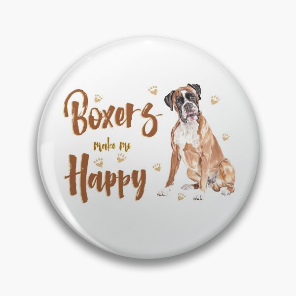 Item preview, Boxers make me Happy! Especially for Boxer dog owners! designed and sold by rs-designs.