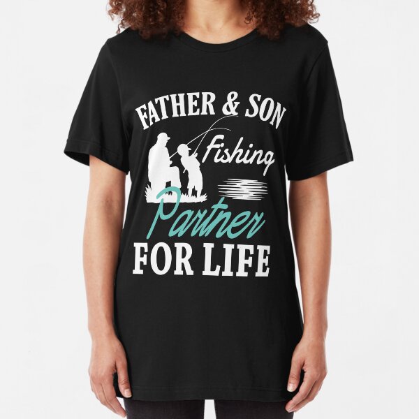 Papá el futuro de la pesca Buddy-Camiseta Personalizada Tees Ropa Unisex-Blanco