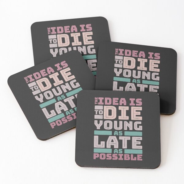 Item preview, The idea is to die young designed and sold by NerdySherds.