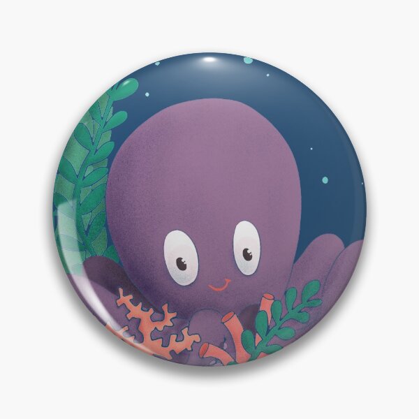 Item preview, Happy Purple Octopus designed and sold by LMay13.