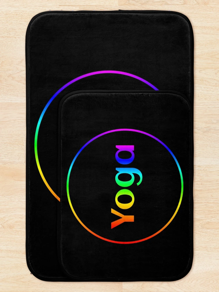Thumbnail 5 of 6, Bath Mat, Yoga designed and sold by InfinitePathArt.