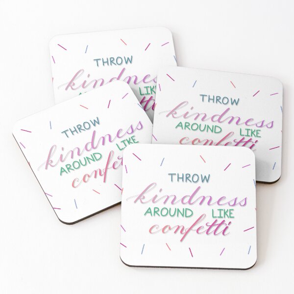 Item preview, "Throw Kindness Around Like Confetti" Lettering designed and sold by NikkisPaperCo.