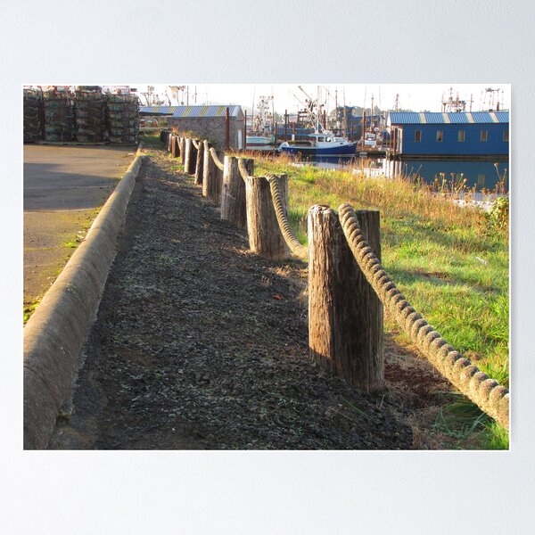 Item preview, Rope Fence......Newport Bay, Oregon designed and sold by Diane Arndt.