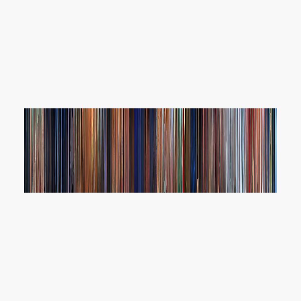 Moviebarcode: The Iron Giant (1999) Photographic Print