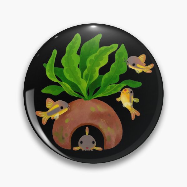 Fresh water fish and plants - Corydoras gold laser Pin