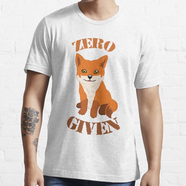 Zero Fox Given Pun T Shirt For Sale By Dorkichan Redbubble Zero