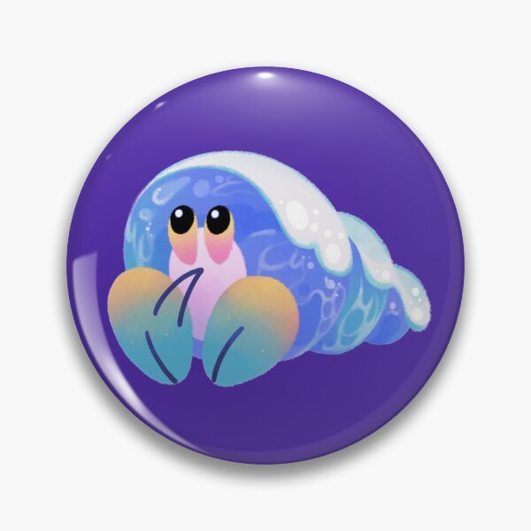 Coquilles de vagues océaniques Badge