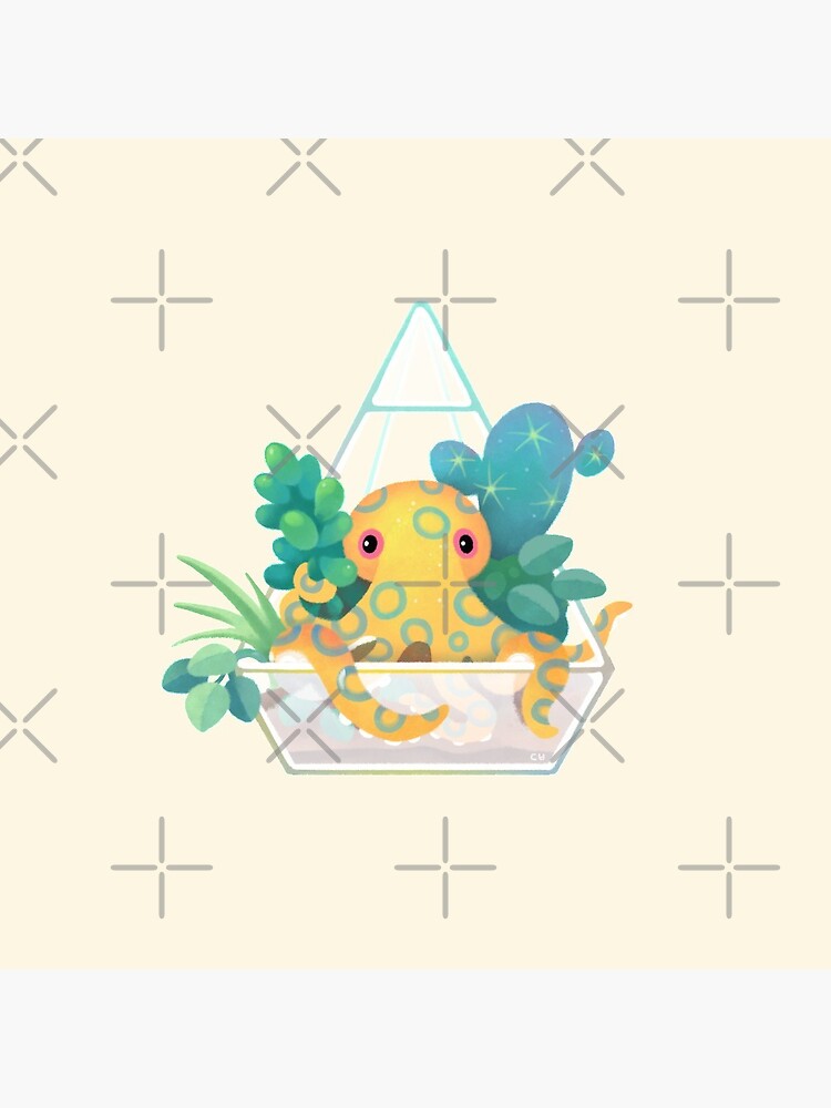 Ocean terrarium - Blue ringed octopus by pikaole
