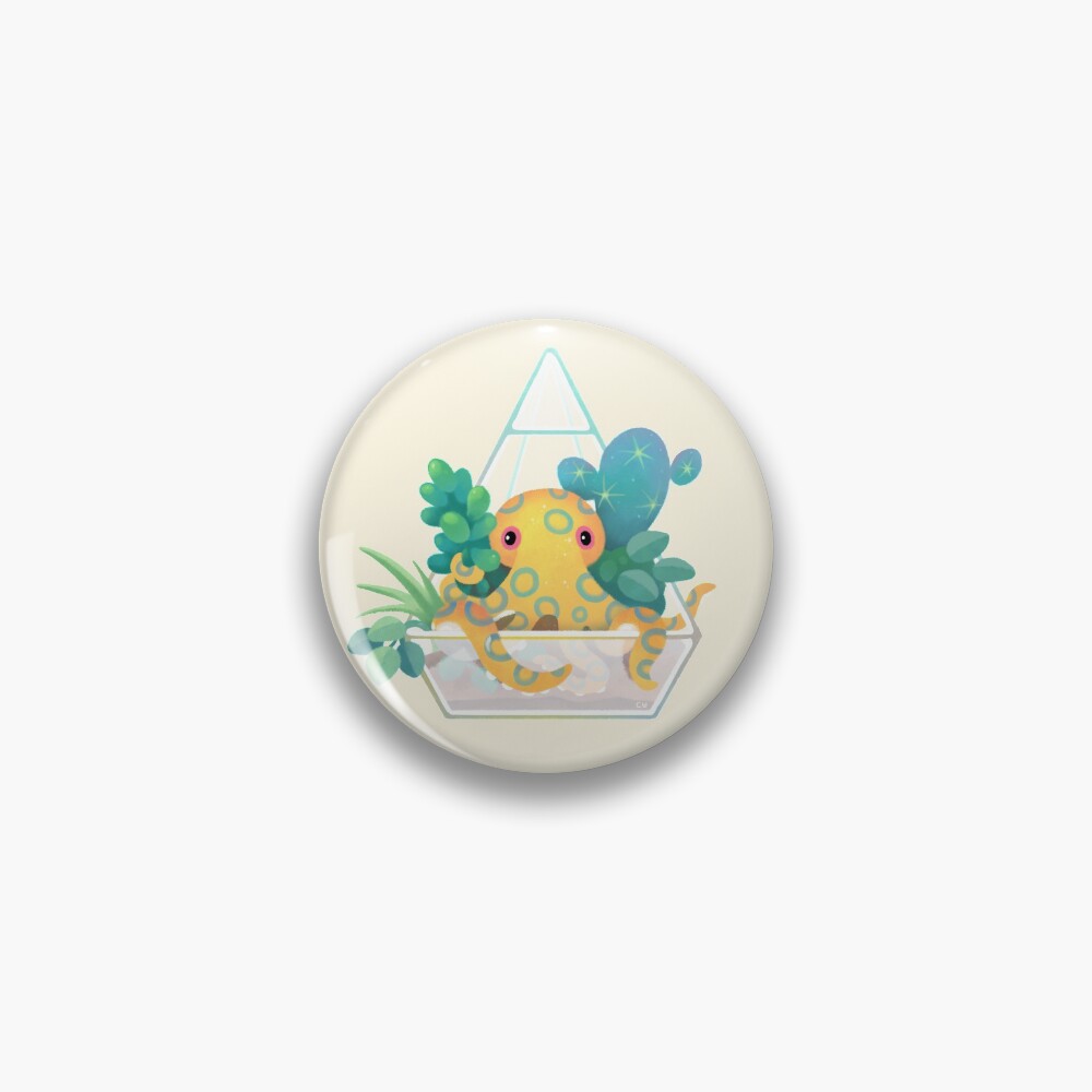Ocean terrarium - Blue ringed octopus Pin