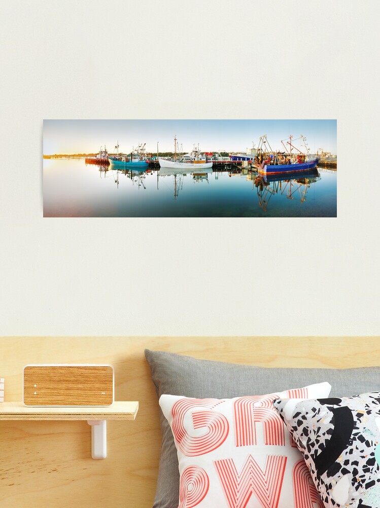 Thumbnail 1 of 3, Photographic Print, Lakes Entrance Boats, Gippsland, Victoria, Australia designed and sold by Chockstone.