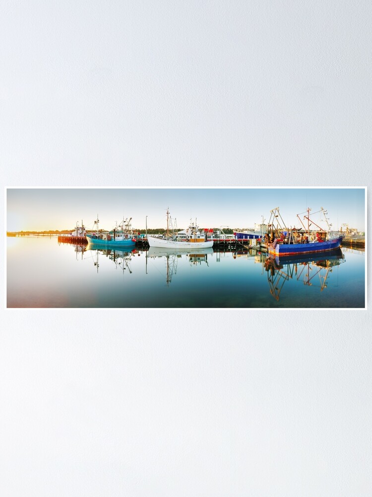 Thumbnail 2 of 3, Poster, Lakes Entrance Boats, Gippsland, Victoria, Australia designed and sold by Chockstone.