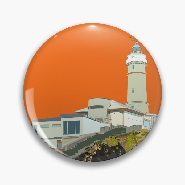 Item preview, Cabo Mayor Lighthouse Orange Background designed and sold by AnaSanSegundo.