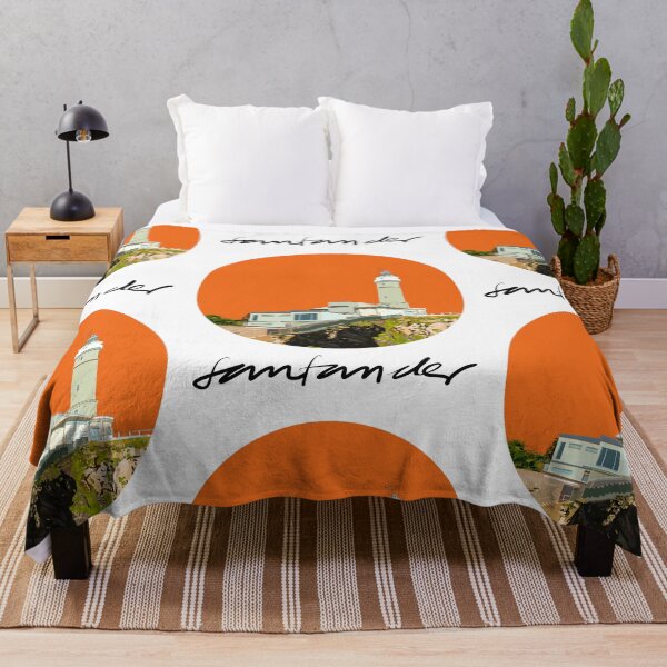 Item preview, Cabo Mayor Lighthouse Orange Background designed and sold by AnaSanSegundo.
