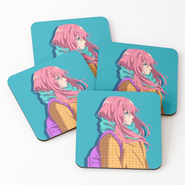 Item preview, Kawaii anime girl with pink hair  designed and sold by AnGoArt.