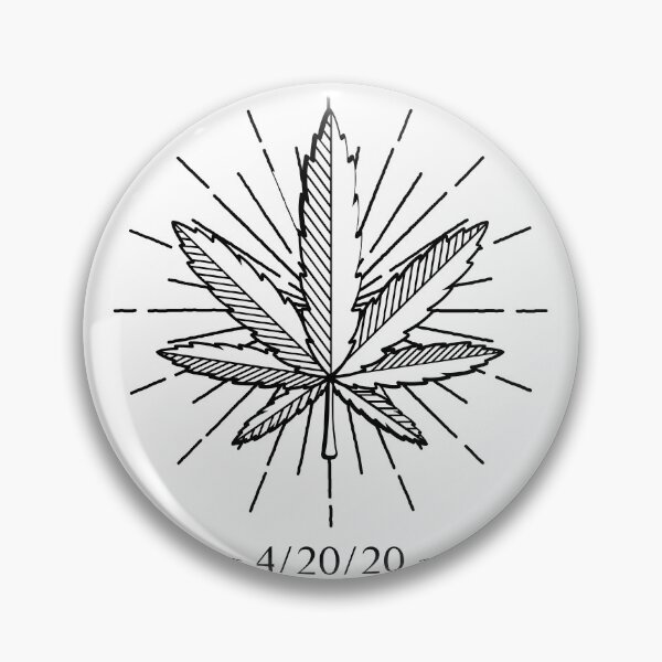 Item preview, Art Deco Weed Plant designed and sold by wordaesthetic.