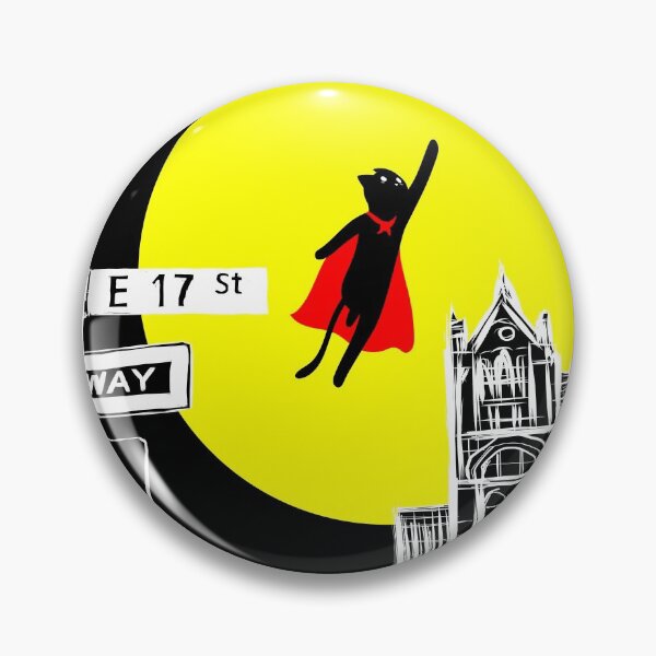 Item preview, funny cat – Supercat, the superhero cat  (black variant) designed and sold by LiveForever.