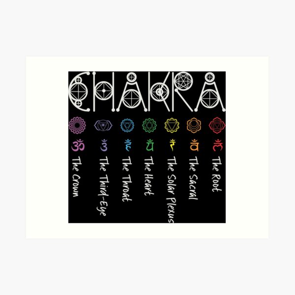 7 chakras Lámina artística