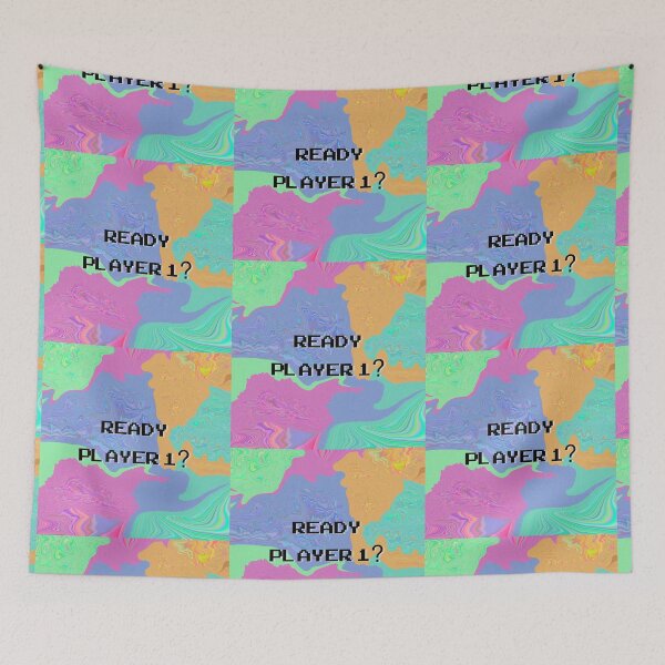 Item preview, READY PLAYER 1? Glitch Design designed and sold by PaulinaS.