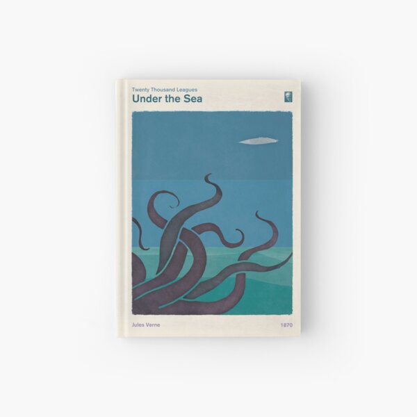 Item preview, Twenty Thousand Leagues Under the Sea - Jules Verne Jules Verne Literary Art for Book lovers designed and sold by RedHillPrints.