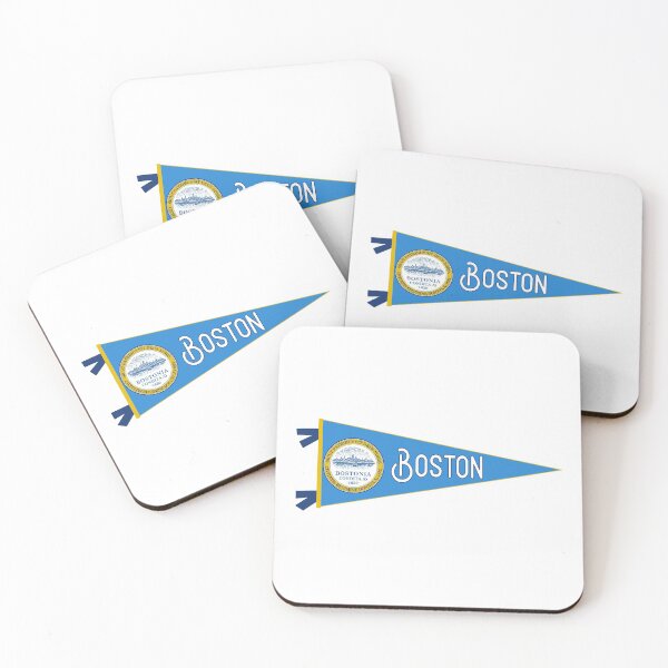 Item preview, Boston Flag Pennant designed and sold by Decal Mania.