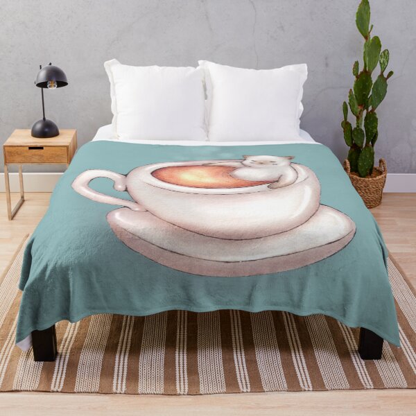 Item preview, Kittea: kawaii siamese cat in a cup of tea designed and sold by Denise, Denisn't.
