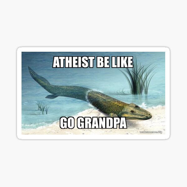 "go grandpa" Sticker by notquetzalcoatl | Redbubble