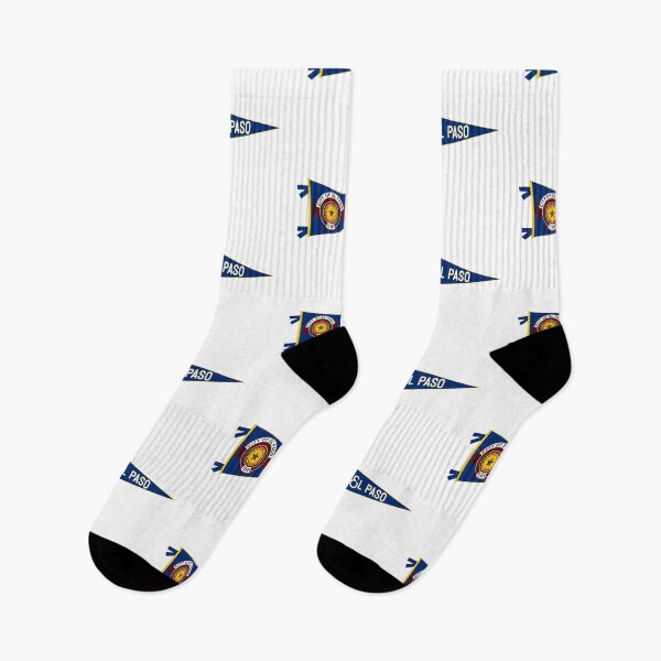 Item preview, El Paso Flag Pennant designed and sold by Decal Mania.