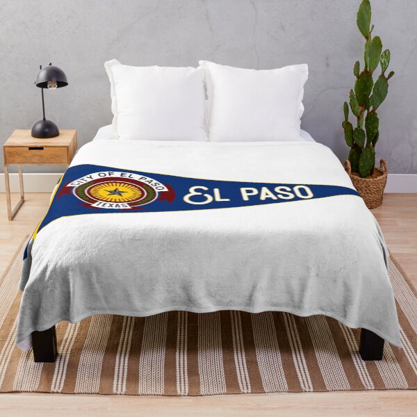 Item preview, El Paso Flag Pennant designed and sold by Decal Mania.