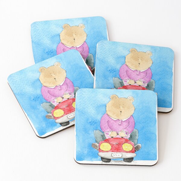 Item preview, Bear driving a car designed and sold by alisonsadler.