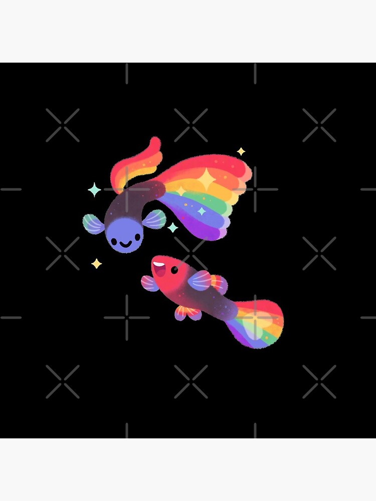 Rainbow guppy 5 by pikaole