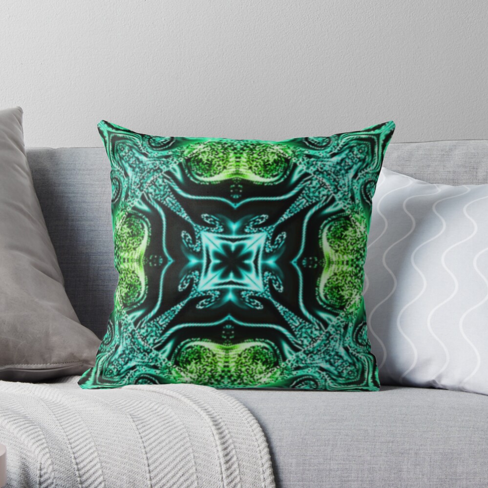 Kaleidoscope Kreation 1015 Throw Pillow