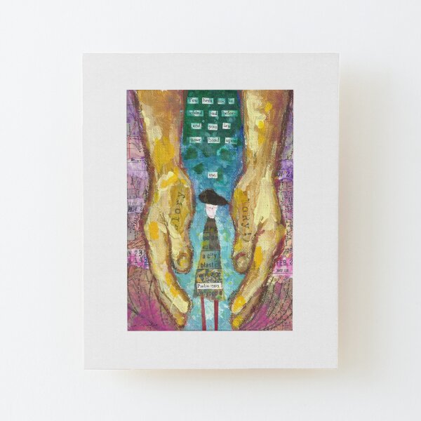Psalm 139:5 Wood Mounted Print