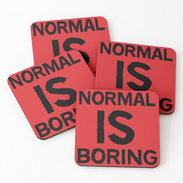Item preview, Normal Is Boring - Love - Life - Stickers - Shirts - Trending designed and sold by happygiftideas.