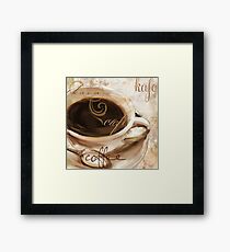 Le Cafe Light Framed Print
