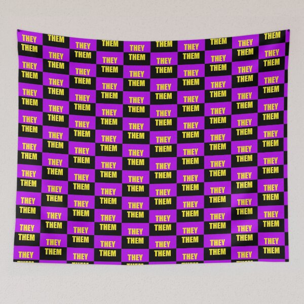 Item preview, Nonbinary pride they/them pronouns designed and sold by keatonposada.