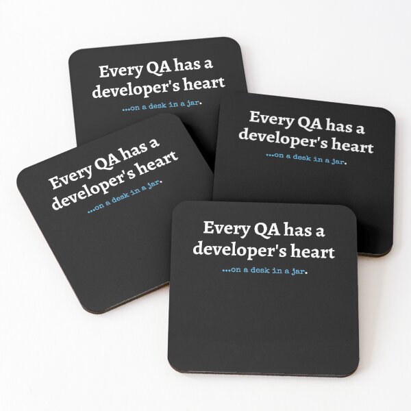 Item preview, Every QA has a developer's heart. Programmer, coding gift with a quote. designed and sold by RoManSmArt.