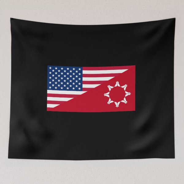 Item preview, Oglala Lakota American Flag  designed and sold by MagicBoutique.